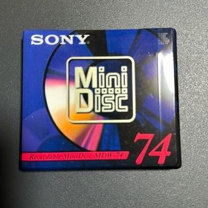 SONY Blank Recordable Mini Disc MDW-74
